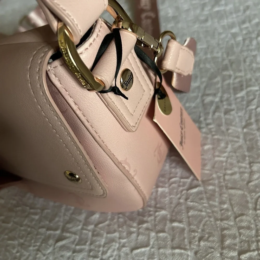 Pink Juicy Couture Handbag Satchel/Top‎ Handle Bag Coin Purse And Shoulder Strap